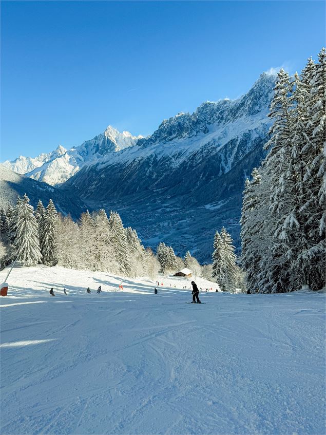 Famille à ski aux Houches - OTVCMB