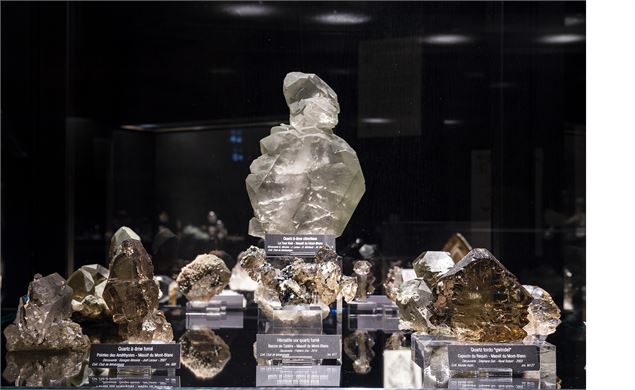 Quartz du Mont-Blanc, musée des Cristaux - Eric Courcier
