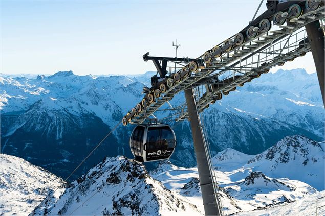 Télécabine Orelle-Caron - L.Brochot - OT Val Thorens