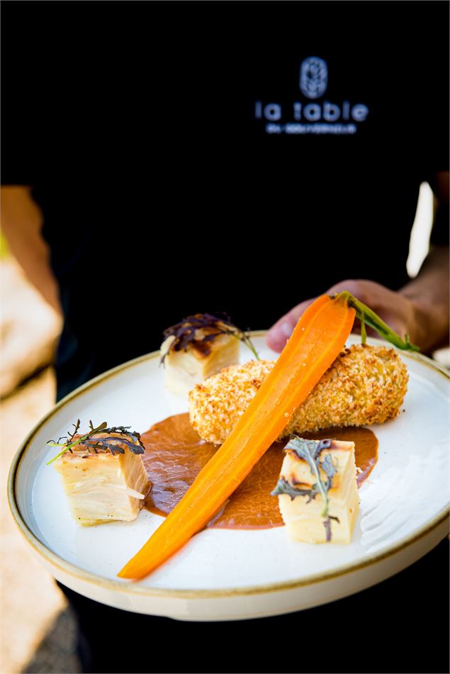 Plats Restaurant Table du Gouverneur - Domaine du Gouverneur