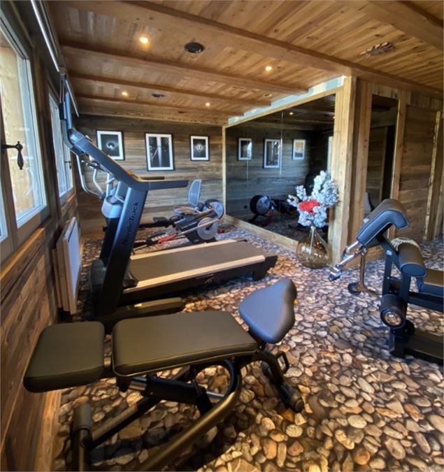 Salle fitness - Hôtel Mont Charvin