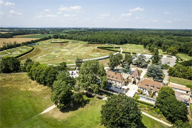 Vue aérienne - Golf de Mionnay