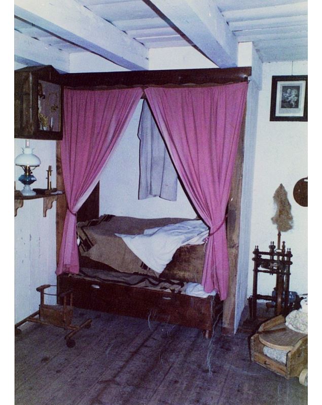 le lit dans le pèle - © Écomusée du Clos Parchet