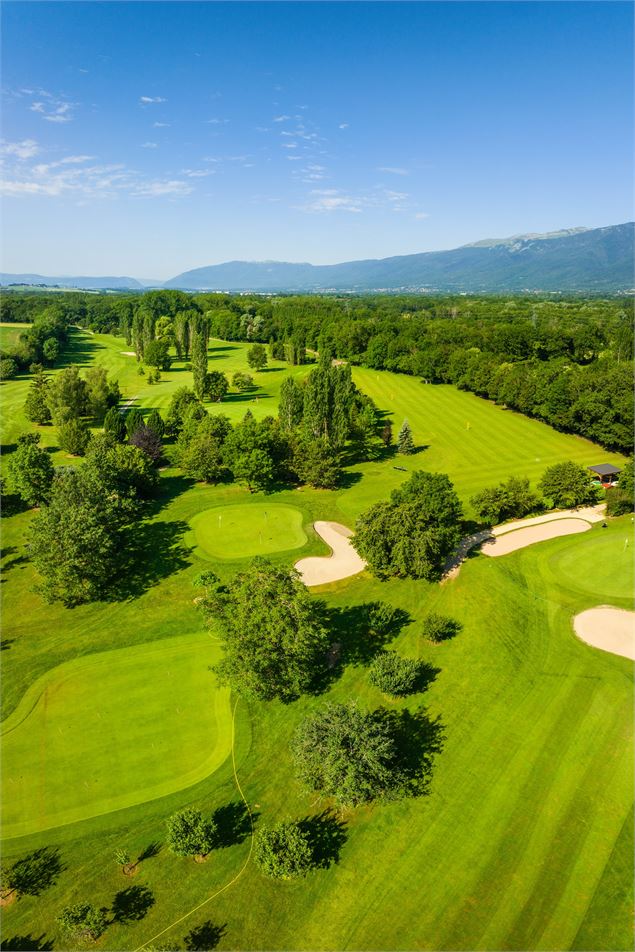 Vue aérienne domaine golfique La Manchette - Golf de la Manchette