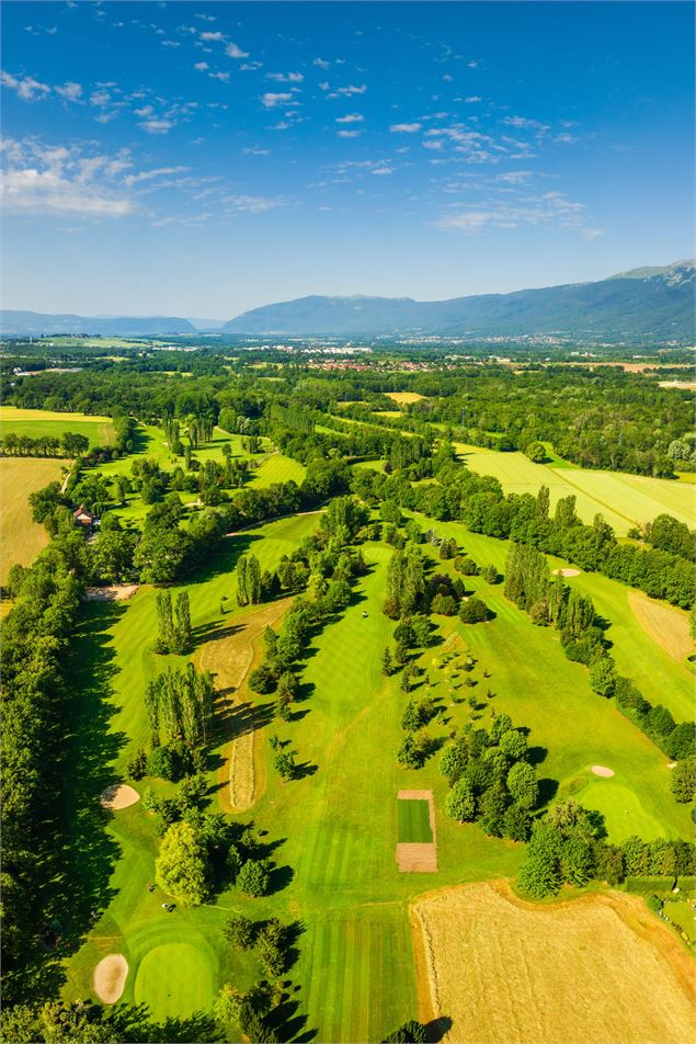 Vue aérienne La Manchette - Golf de la Manchette