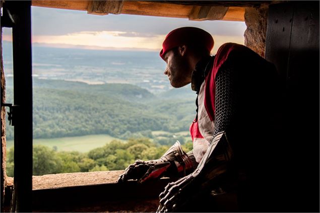 Comte de Savoie visite costumée château des Allymes - David Pothin