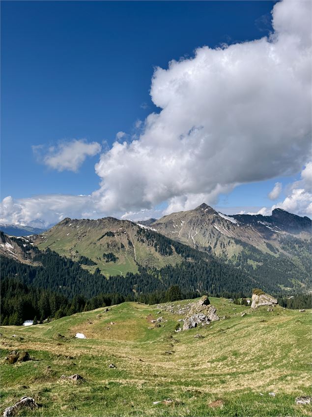 Col de cou depuis le lac des Mines d'Or_Morzine