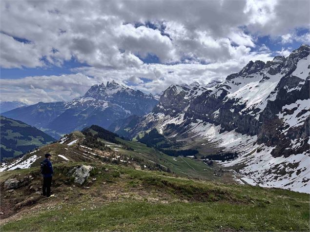 Col de cou depuis le lac des Mines d'Or_Morzine