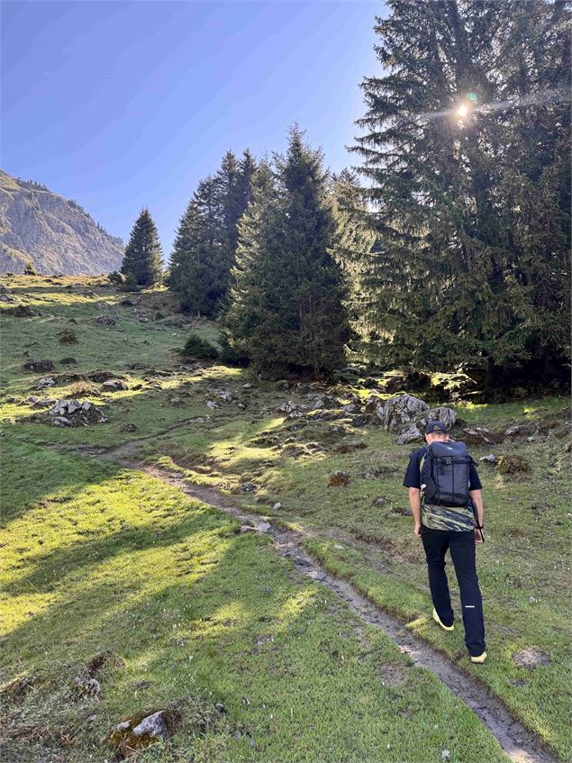 Col de cou depuis le lac des Mines d'Or_Morzine