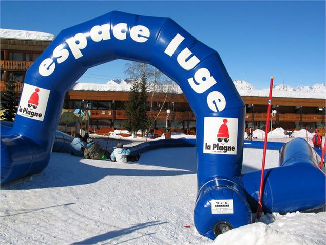 Départ de l'espace luge de Plagne Centre - OTGP