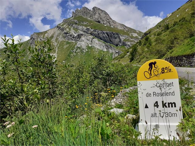 Montée cyclo du Cormet de Roselend depuis Beaufort - V.Ballanfat - SMBT