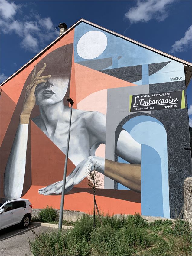 Fresques et murs peints - Rue des Monts d'Ain - Maxime Michel