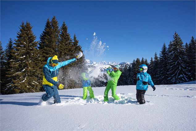 Les vacances à la neige en famille - MJ Diffusion