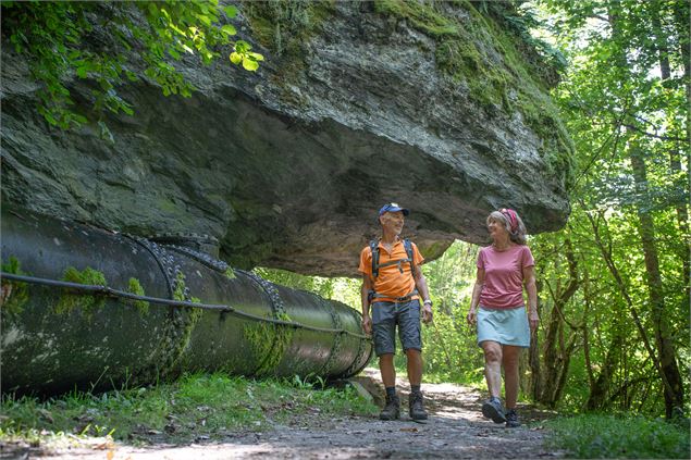 Sur le sentier des Gorges de Ballandaz - Elisabeth Gayard