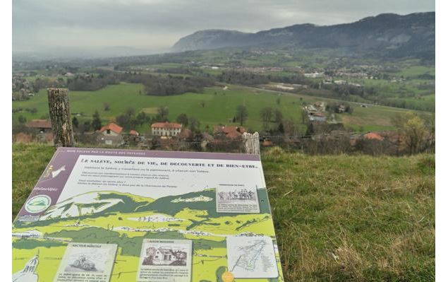 Panneau de lecture de paysages - OT Monts du Genevois - Brice Souvansanouk