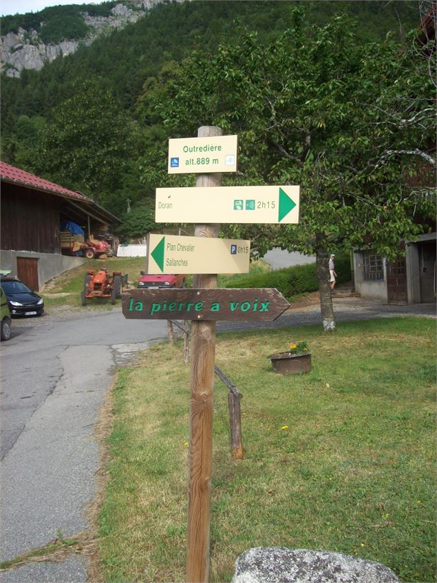 Sentier pédestre : Doran par le sentier du Gypaète