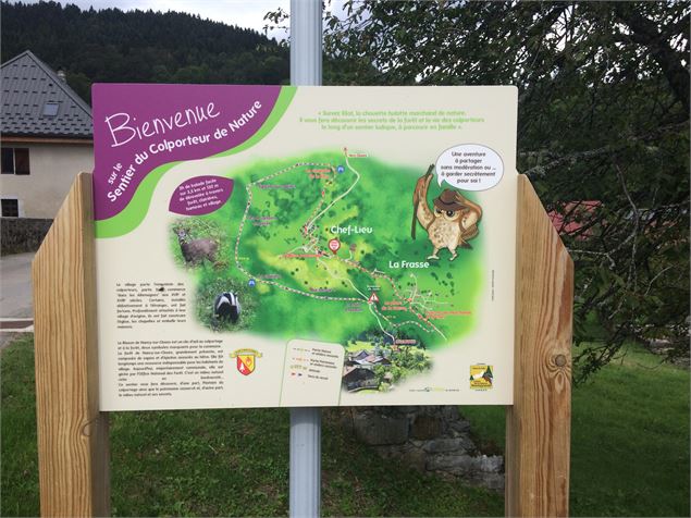 Panneau d'information - Cluses Arve & montagnes Tourisme