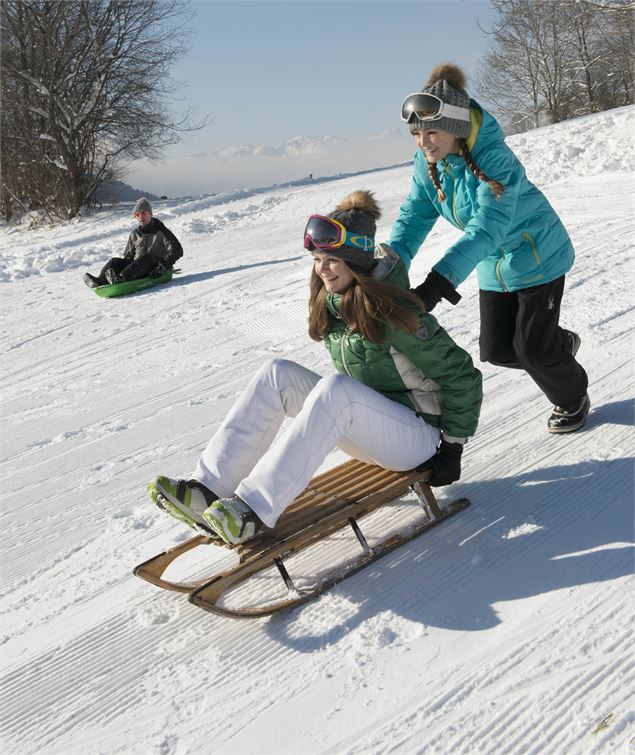 Piste de luge du Venay - P.Lebeau - Aravis