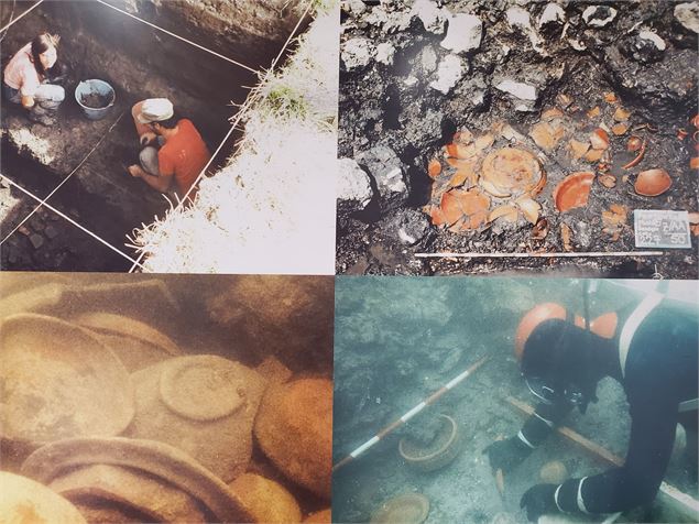 Fouilles archéologiques - Lecomte - Chanaz