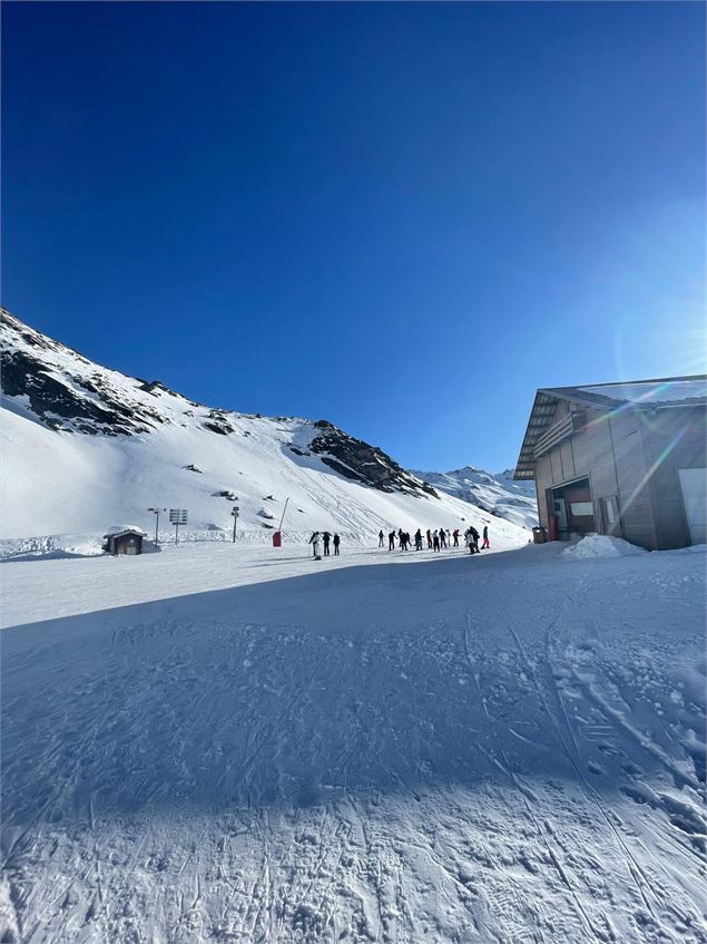 Arrivée du sentier - OT Val Thorens