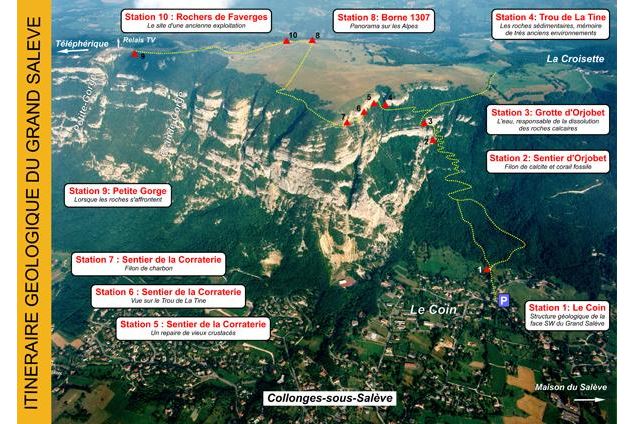 Sentier géologique de la grotte d'Orjobet - Alexis BROCHOT - CD74