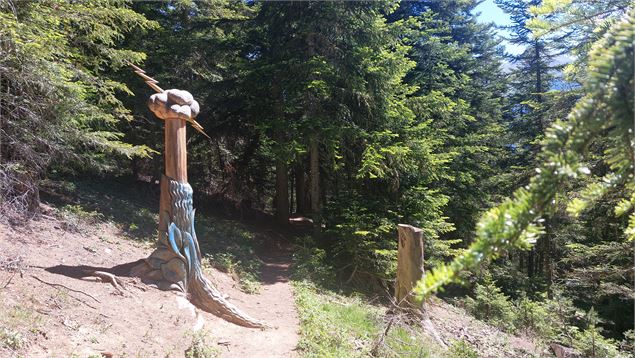 Sentier pédestre des Sculptures - Land Art Montagne - HMVT ACF