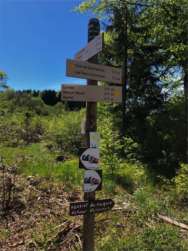 Sur le Geay, sentier du Maquis - Office de Tourisme Bugey Sud Grand Colombier