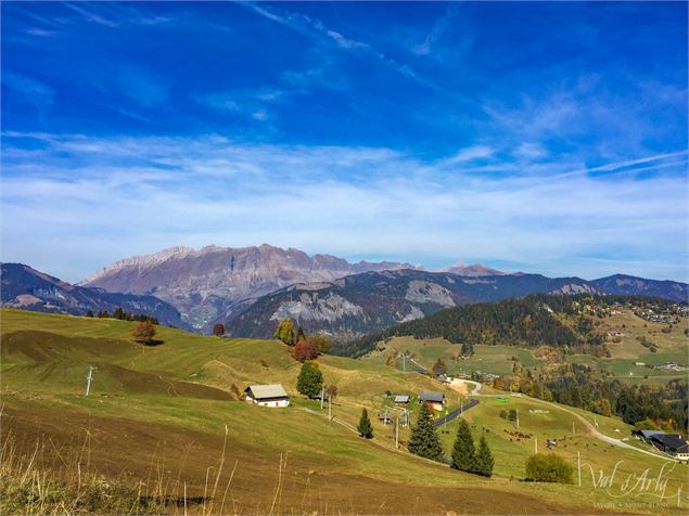 Itinéraire poussette à Crest-Voland / Cohennoz - Chemin des Chalets brûlés - Office de Tourisme du V