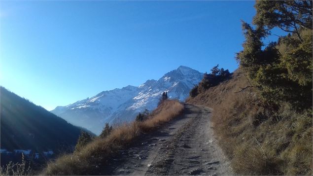 Vue sur la Dent Parrachée depuis Pierres Longues - OT HMV