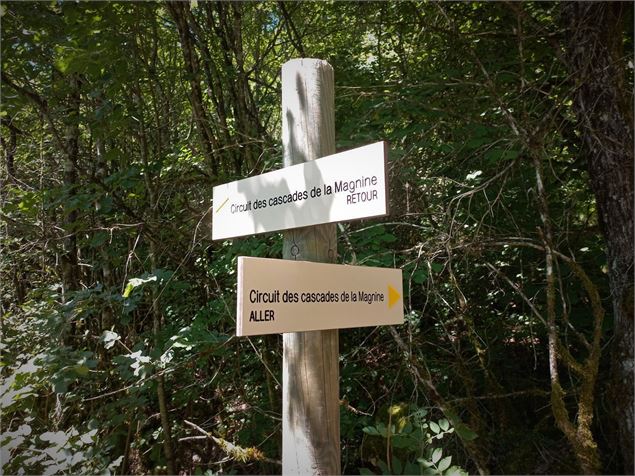 Balisage du circuit des cascades de la Magnine à Culoz - Maxime Ballet