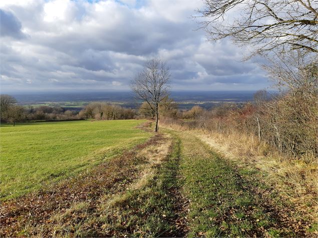 Vue depuis les hauteurs de Dingier