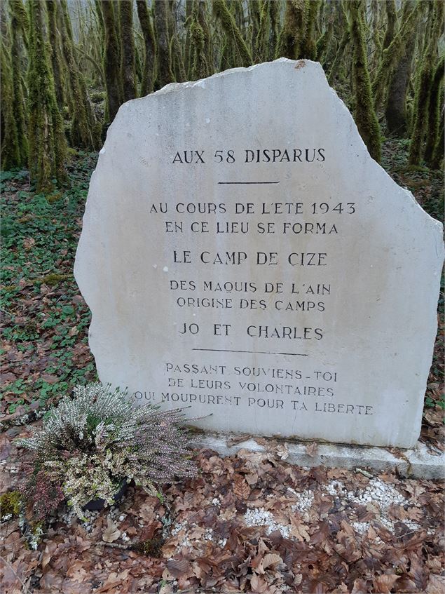 Stèle des Maquisards - Corveissiat - scalland