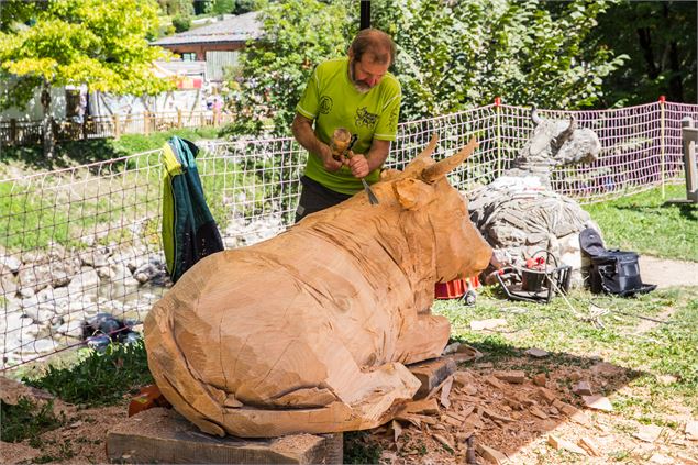 Art vache : Barbotine - OT Le Grand Bornand