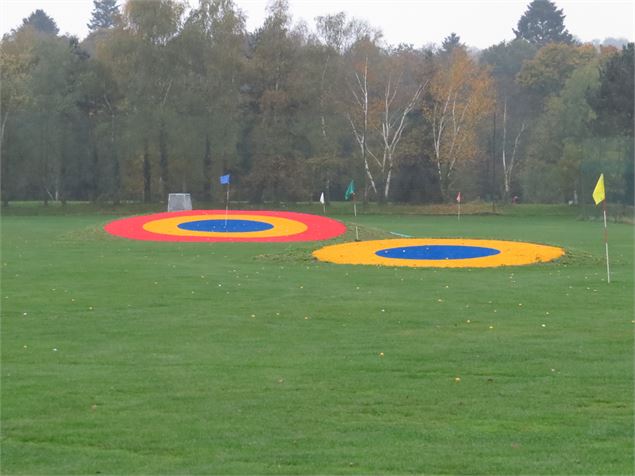 Cibles sur practice - Golf de Bourg-en-Bresse