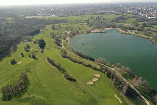 Vue aérienne - Golf de Bourg-en-Bresse