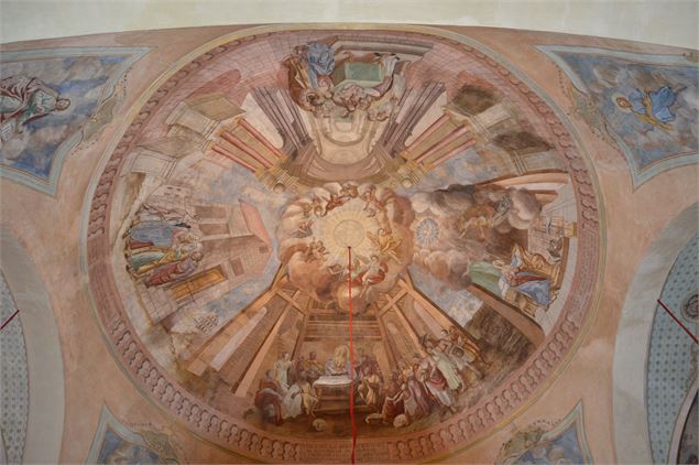 Coupole de l'église de Cordon - © Jean-Marc BAREY