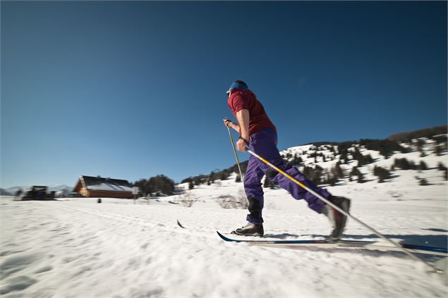 Fondeur à l'Espace Nordique du Grand Coin - OTSFL