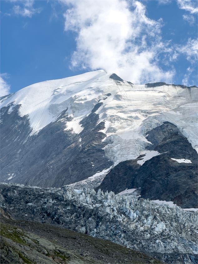 L'Aiguille de Bionnassay vue depuis le Nid d'Aigle