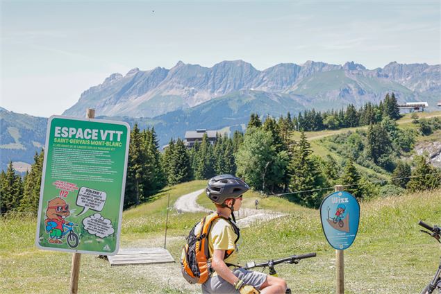 Départ de la piste VTT La Wizz - Boris Molinier