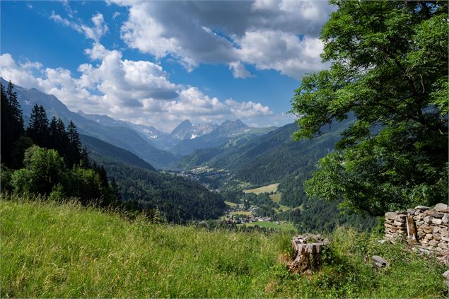 Le sentier du Val Montjoie, de Saint-Gervais aux Contamines