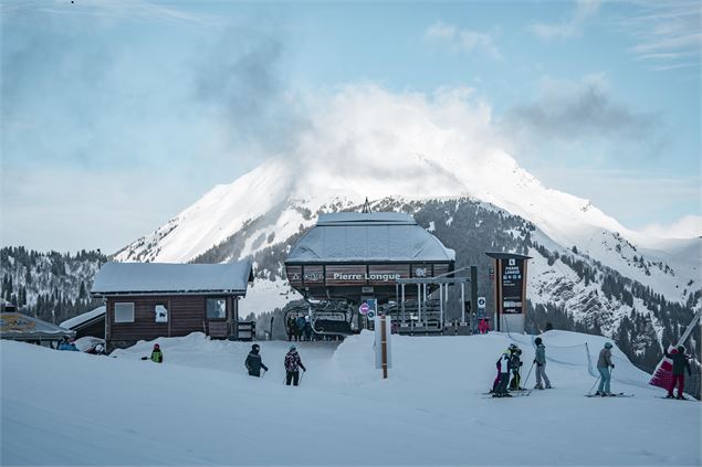 Gare d'arrivée du télésiège à Plaine Dranse - L.Meyer-Châtel