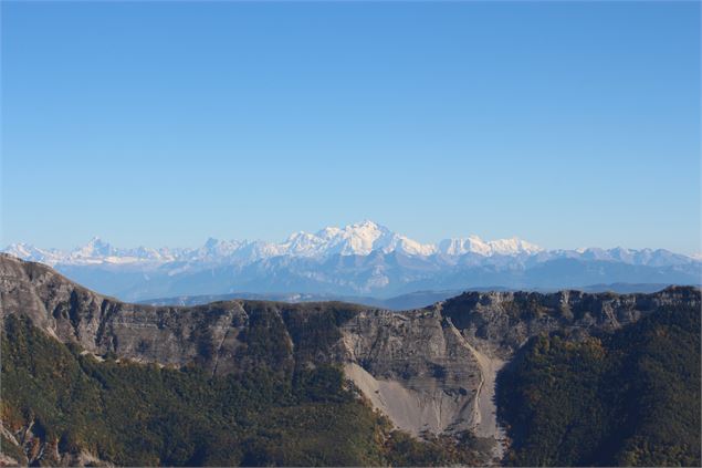 Vue sur le Mont blanc depuis Chalam - ©NicodèmePeillon