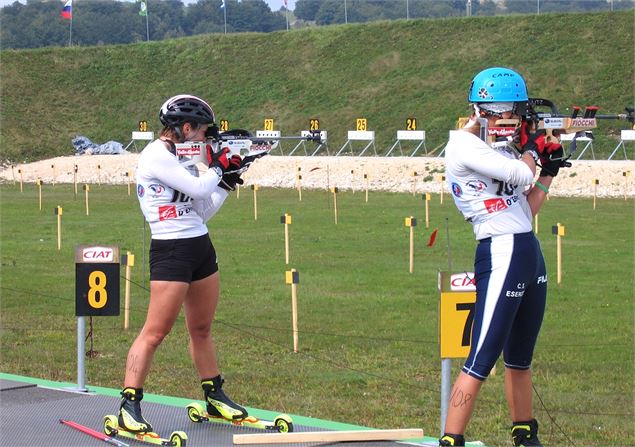 Compétition au stade de biathlon des Plans d'Hotonnes - ©Laurent Madelon CC Bugey-Sud