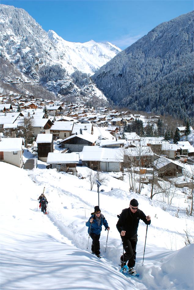balade raquette au Châtelard - OT Champagny