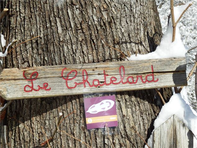 Châtelard raquettes piéton - OT Champagny