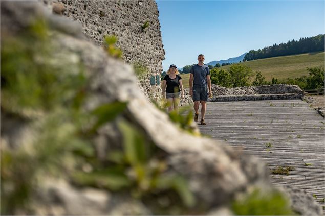 Vestiges du château de Faucigny, un site de PAYSALP culture et patrimoine_Faucigny - arnaud lesueur