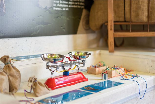 Intérieur de la Vieille Douane à Châtel - Balance - JF Vuarand