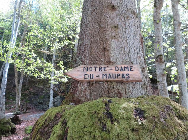 Direction la chapelle de Maupas - CCPEVA