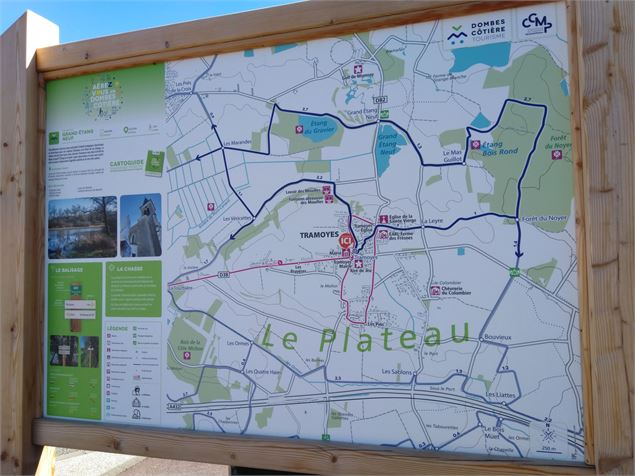 Panneau départ sentier - Christine Sola DCT