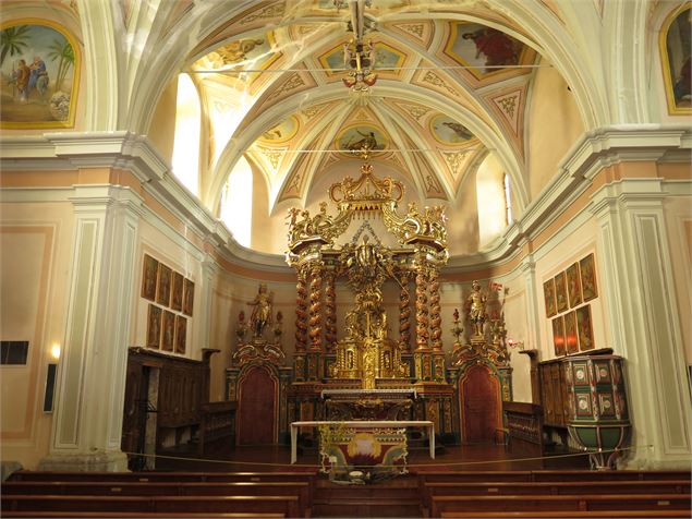 Intérieur de l'église de Saint-Nicolas-la-Chapelle - Fondation Facim - David Dereani